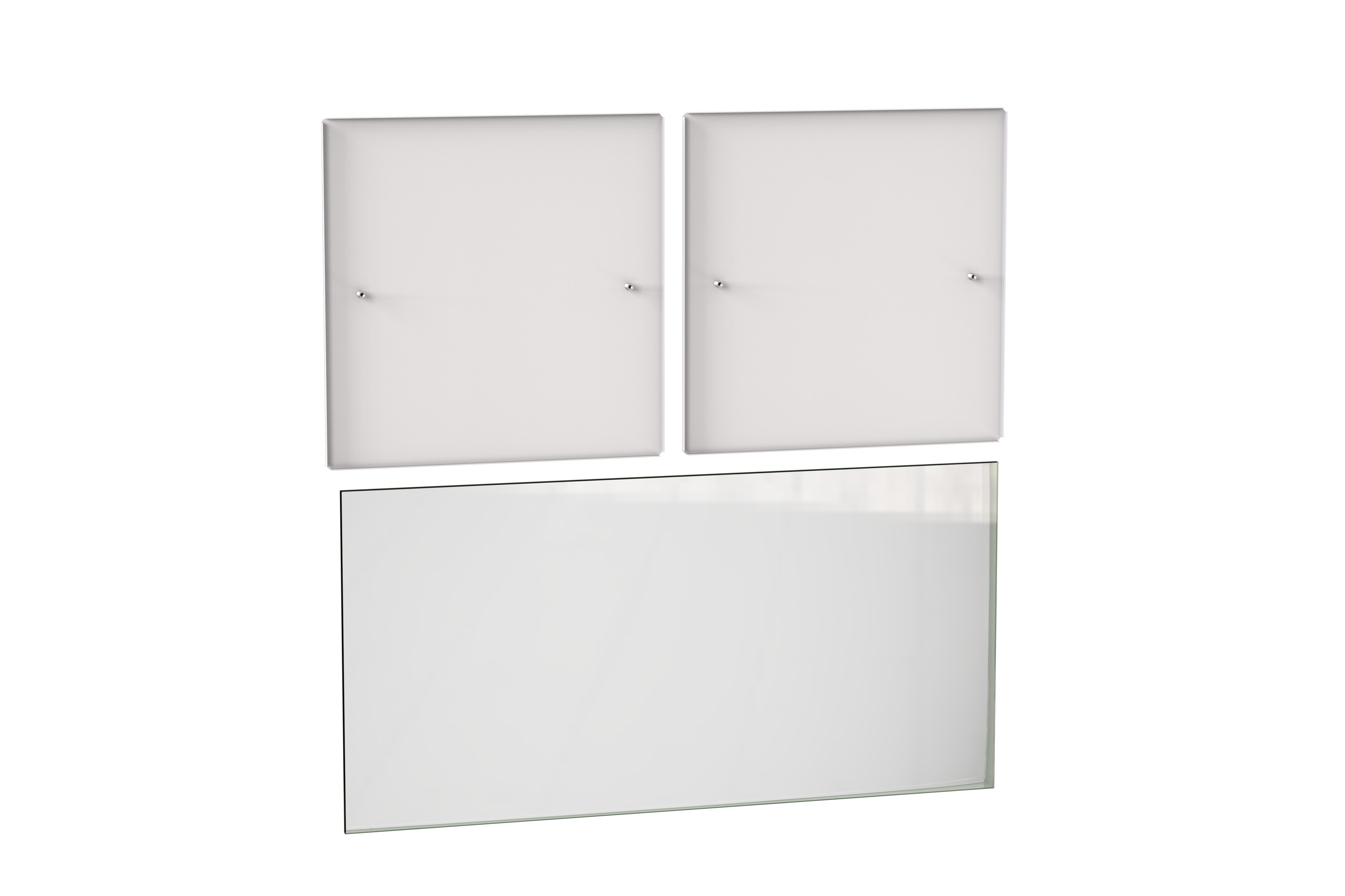 SET Seitenwände inkl. Glastablar